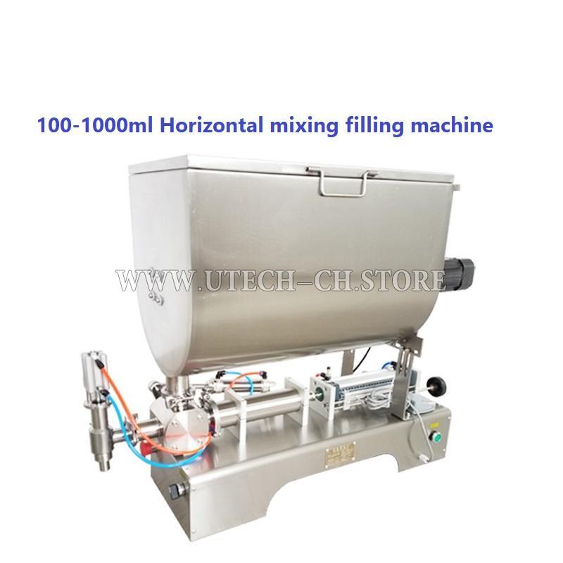 100-1000ml Horizontal mixing filling machine