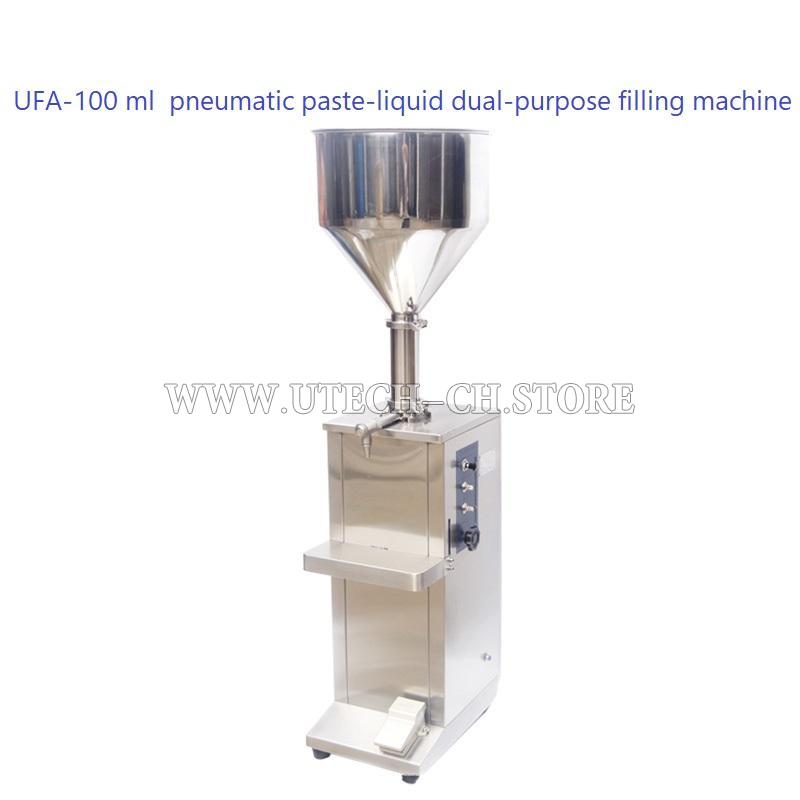 UFA-100 ml  pneumatic paste-liquid dual-purpose filling machine