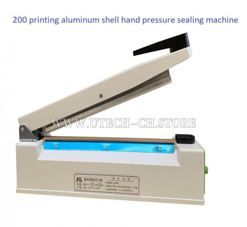 200 printing aluminum shell hand pressure sealing machine