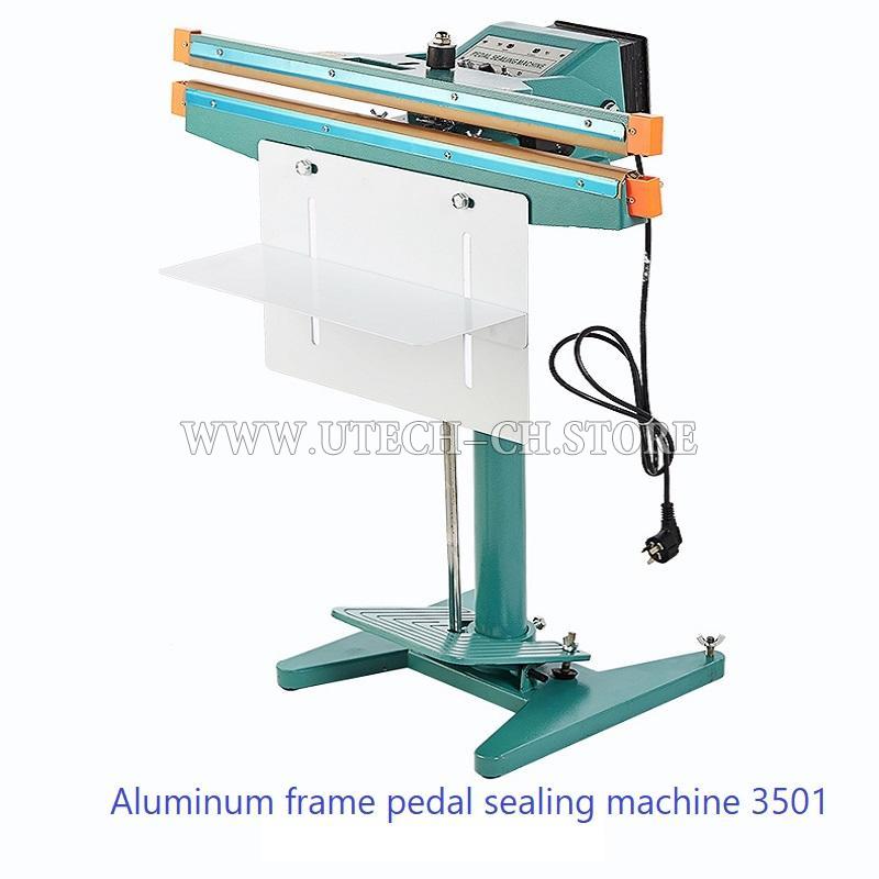 350mm*1 Aluminum Frame Pedal Sealing Machine