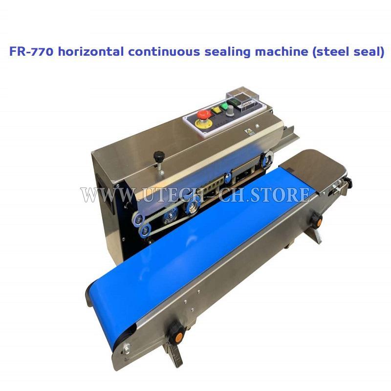 FR-770 horizontal continuous sealing machine (steel seal)