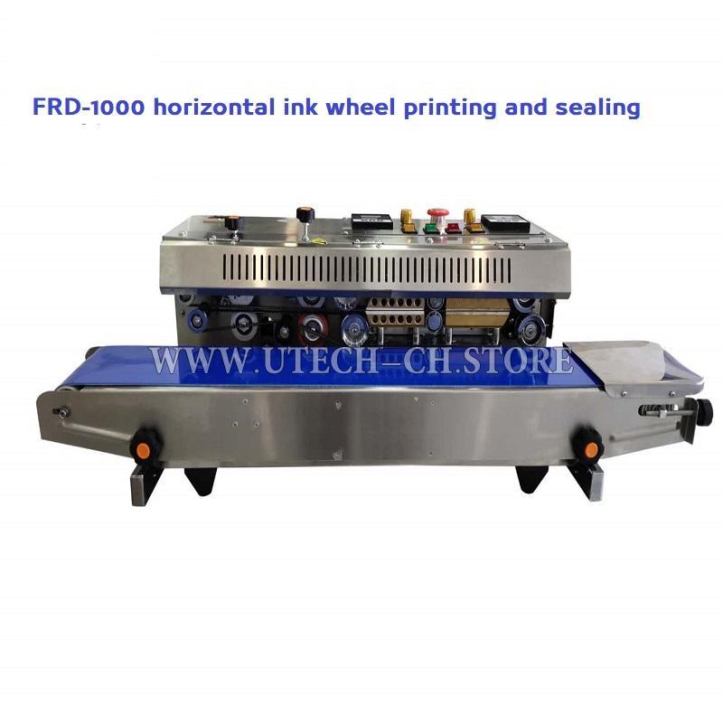 FRD-1000 horizontal ink wheel printing and sealing machine
