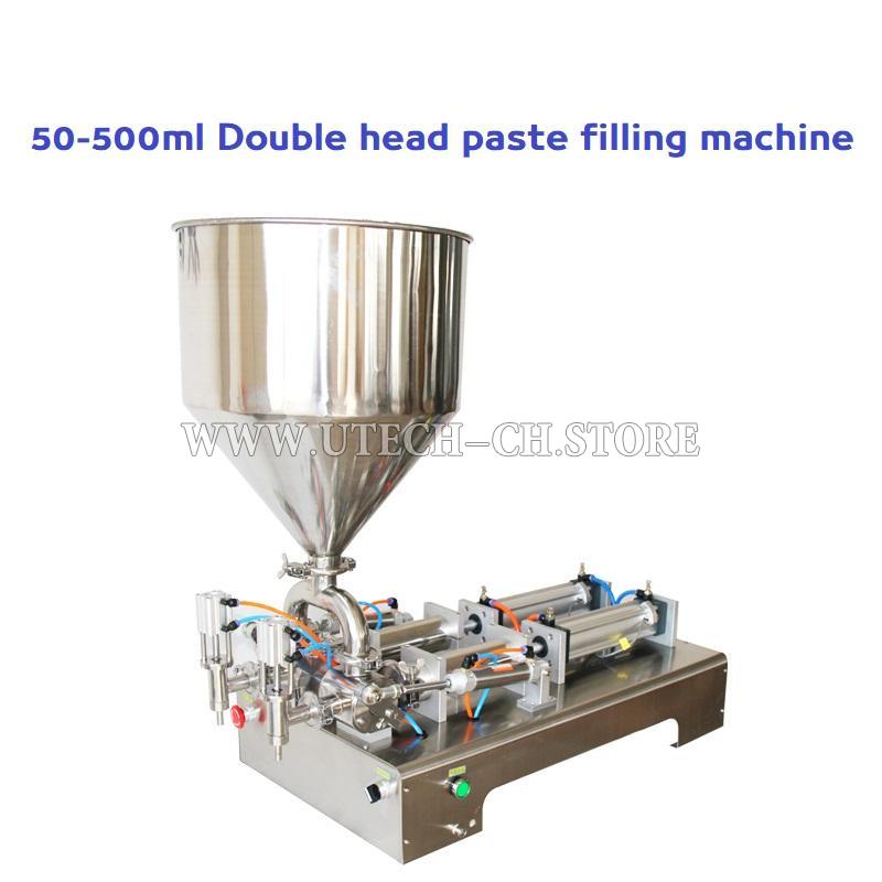 50-500ml Double head paste filling machine